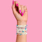 Faux pearl and letter bead Swiftie bracelets