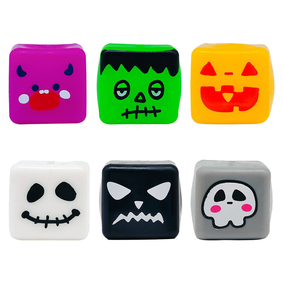 "Boo Cubes" 👻 Halloween Mini Ice Cube Squishy Slow-Rising Toy