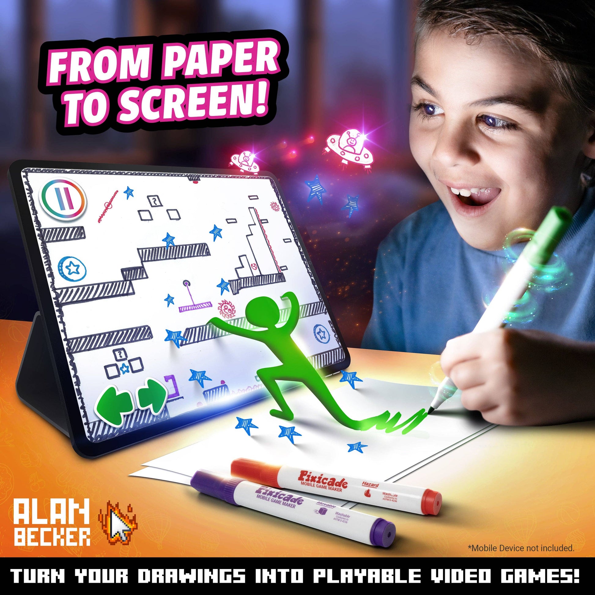 DIY video game creation kit for kids