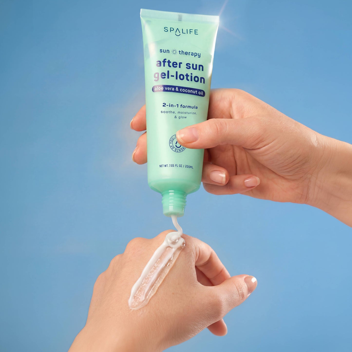"After the Pool Party" 🌴 2-in-1 Aloe + Coconut After-Sun Gel-Lotion by My Spa Life