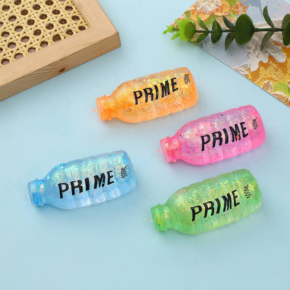 "Pop Fizz" 🥤 Glitter Soda Bottle Squishy Fidget Toy