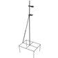 "Stand Your Ground" 💀 Metal Skeleton Stand for 60 Inch Halloween Skeleton Decorations by Cake Candy Supply