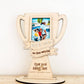 "#1 Fan" 🏆 Personalized Trophy Standing Photo Frame by Goldie Letter Company