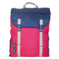 "Pack & Snooze" 🎒 Mimish Sleep-N-Pack Sleeping Bag — Raspberry Sorbet, Navy & Winterberry (Big Kid)