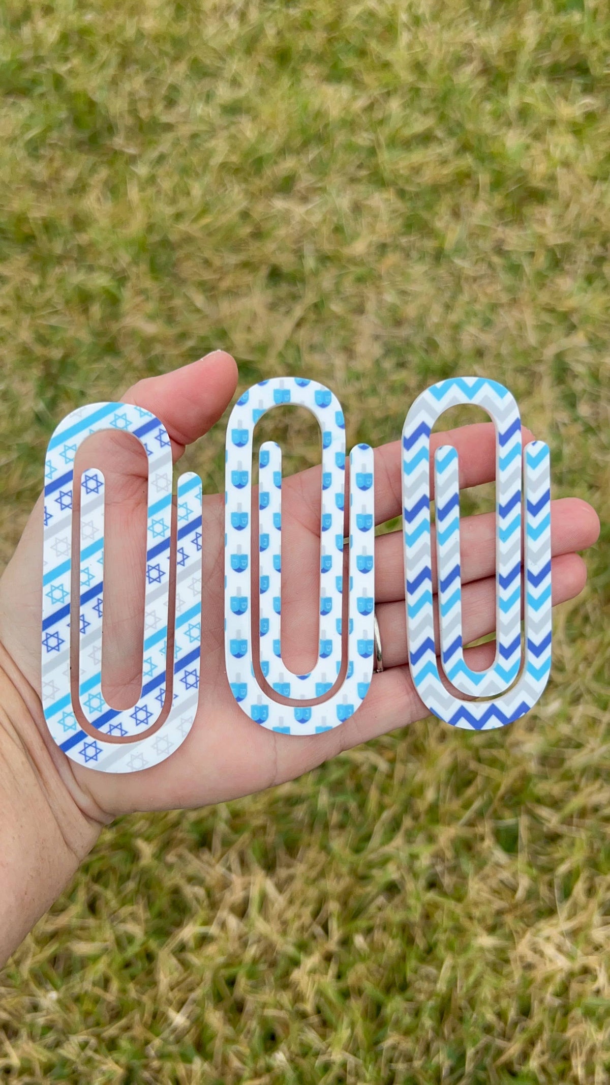 “Page Eight” 🕎 Hanukkah Paperclip Bookmark Set for Teachers by BB’s Shebang