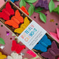 "Flutter Hue" 🦋 Butterfly-Shaped Rainbow Crayons by Wonder Hue Crayon Co.