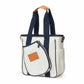 Monogrammed pickleball bag with gold lettering