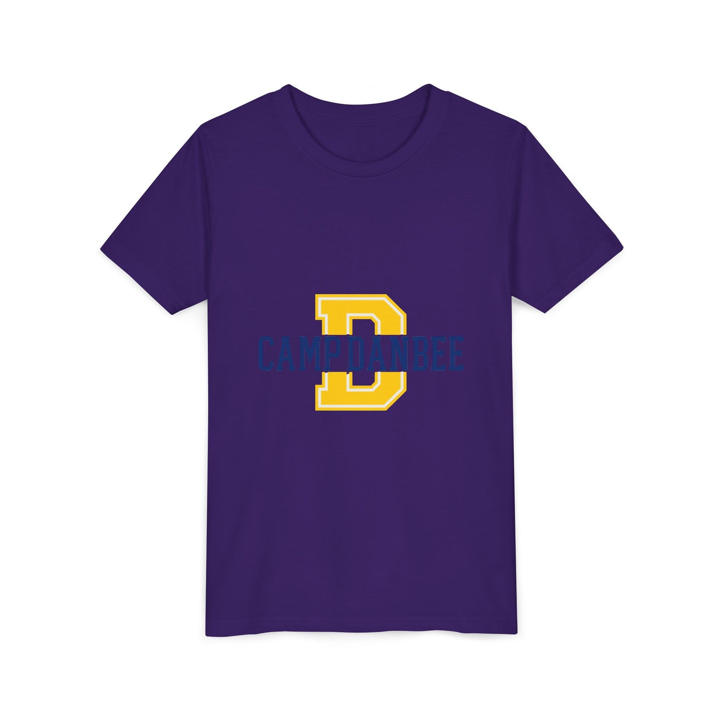 Youth Tee — 'Camp Danbee' Letterman D Logo Kids Shirt