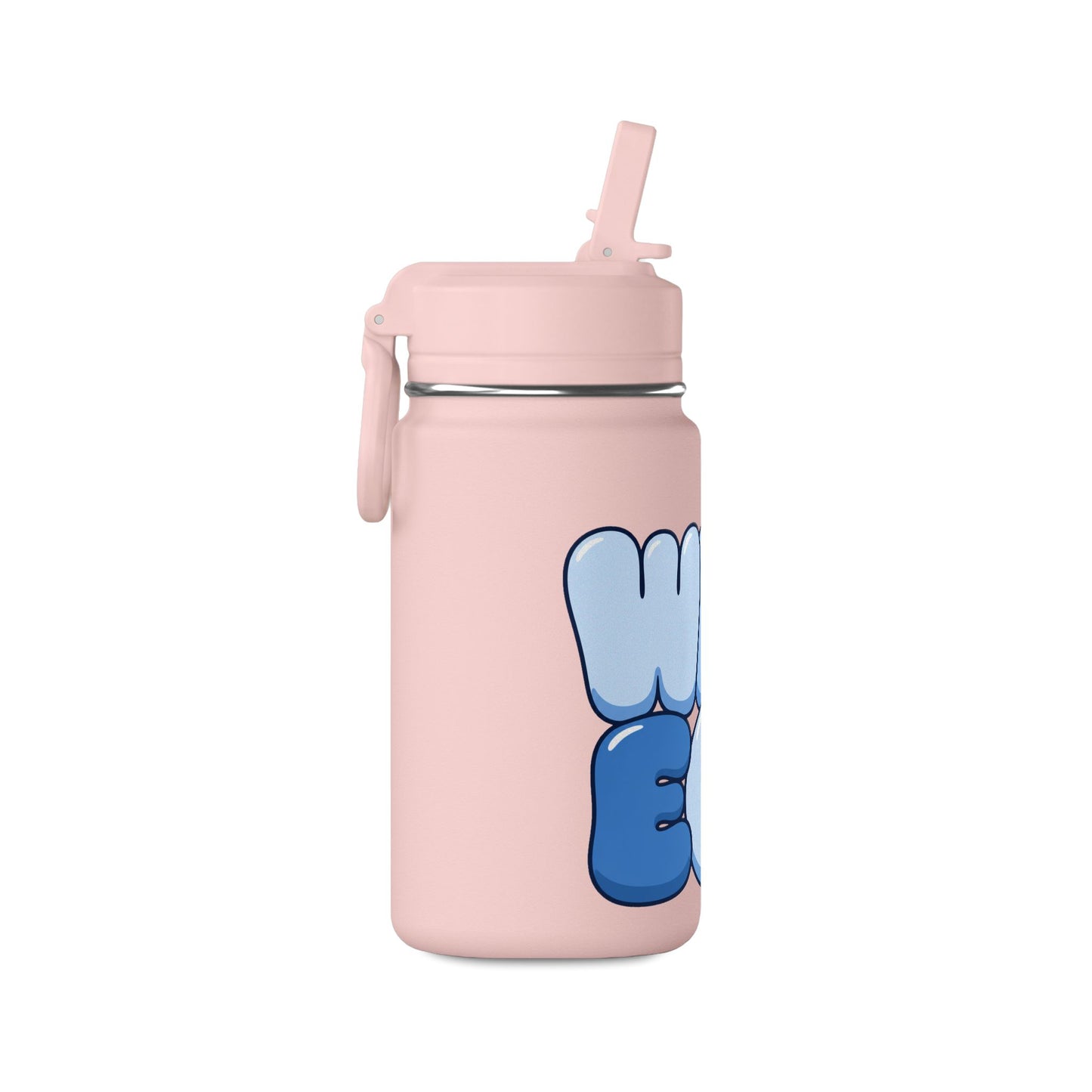 WRT ECC “Puffy Balloon Letters” Kids Water Bottle (14oz)