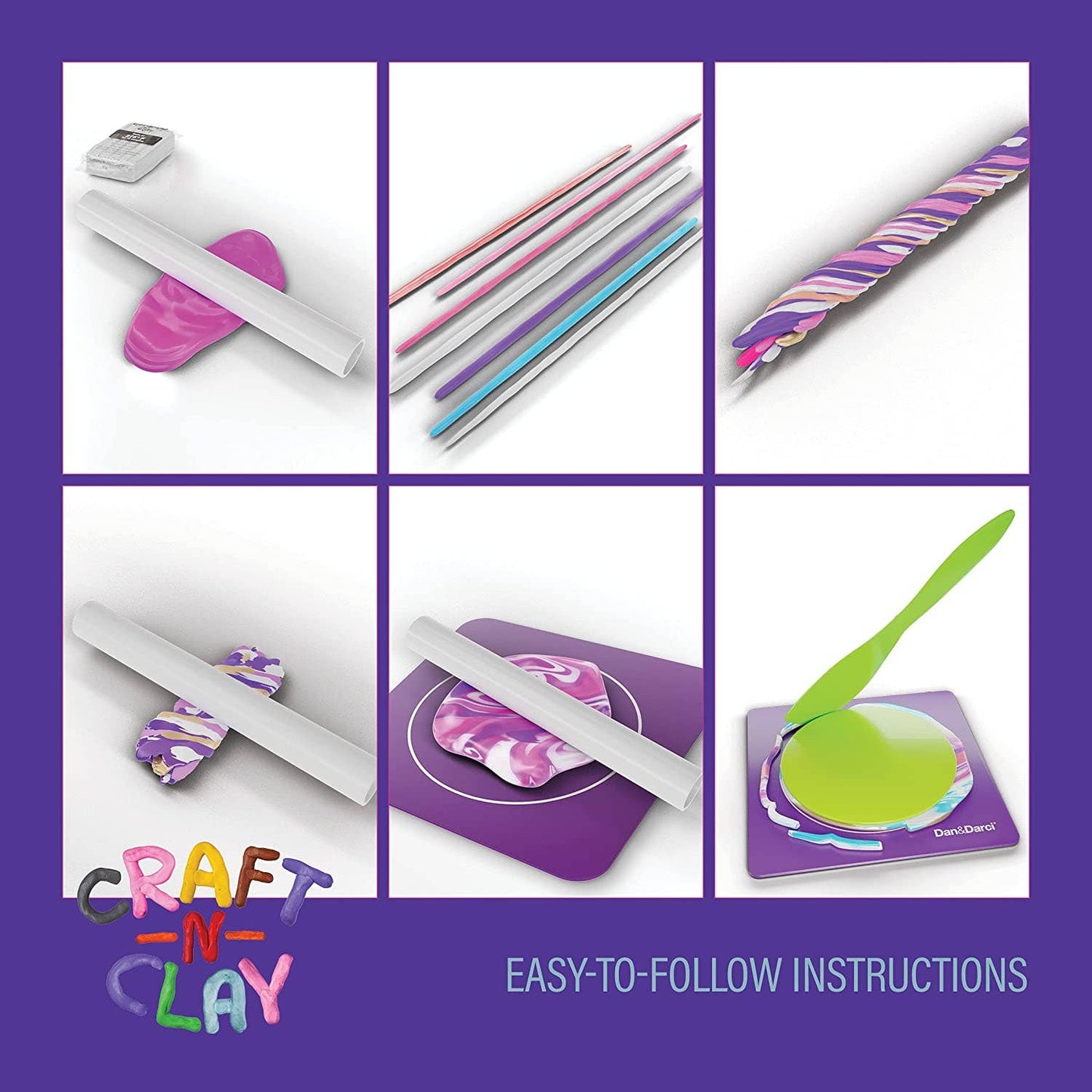 "Trinket Tray" 💍 Air-Dry Clay Jewelry Dish Kit by Dan&Darci