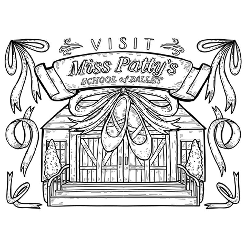 “Greetings from Stars Hollow” 💌 Gilmore Girls Postcard Coloring Book