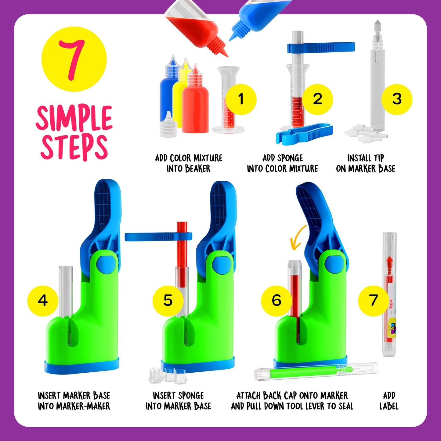 "Make Your Mark" 🖍️ DIY Marker Making Kit by Dan&Darci