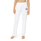 Kids Lounge Pants — 'Camp Day' Graphic White Cozy Sweatpants for Children