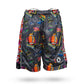 "Fourth & Graffiti" 🏈 Boys Football Print Mesh Shorts by Flow Society