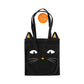 “Purrfect Treat Tote” 🐈‍⬛ Black Cat Canvas Trick-or-Treat Bag