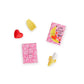 Banana‑shaped erasers for Valentine’s Day cards