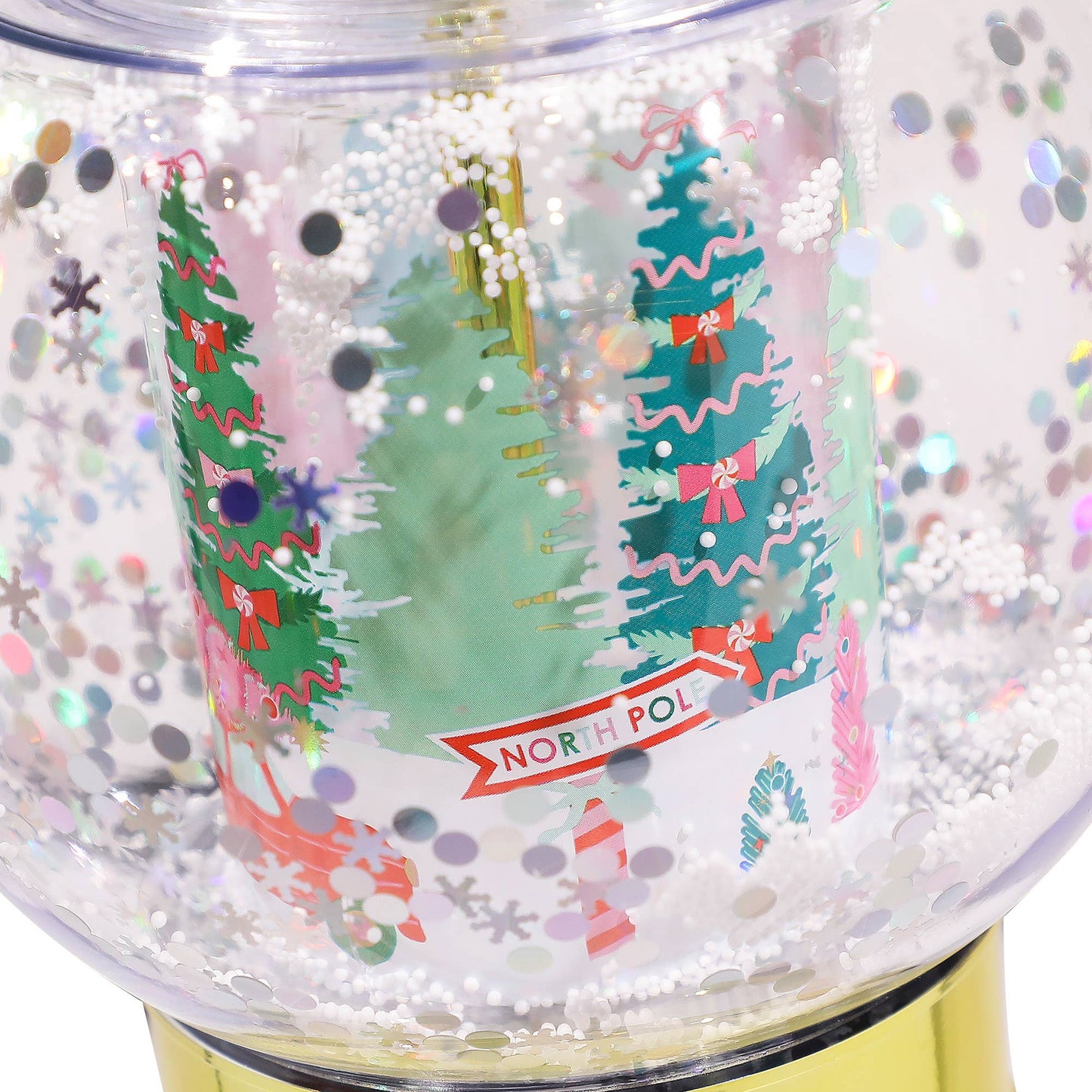 “Snow Sip Show” ❄️ Snow Globe Holiday Tumbler