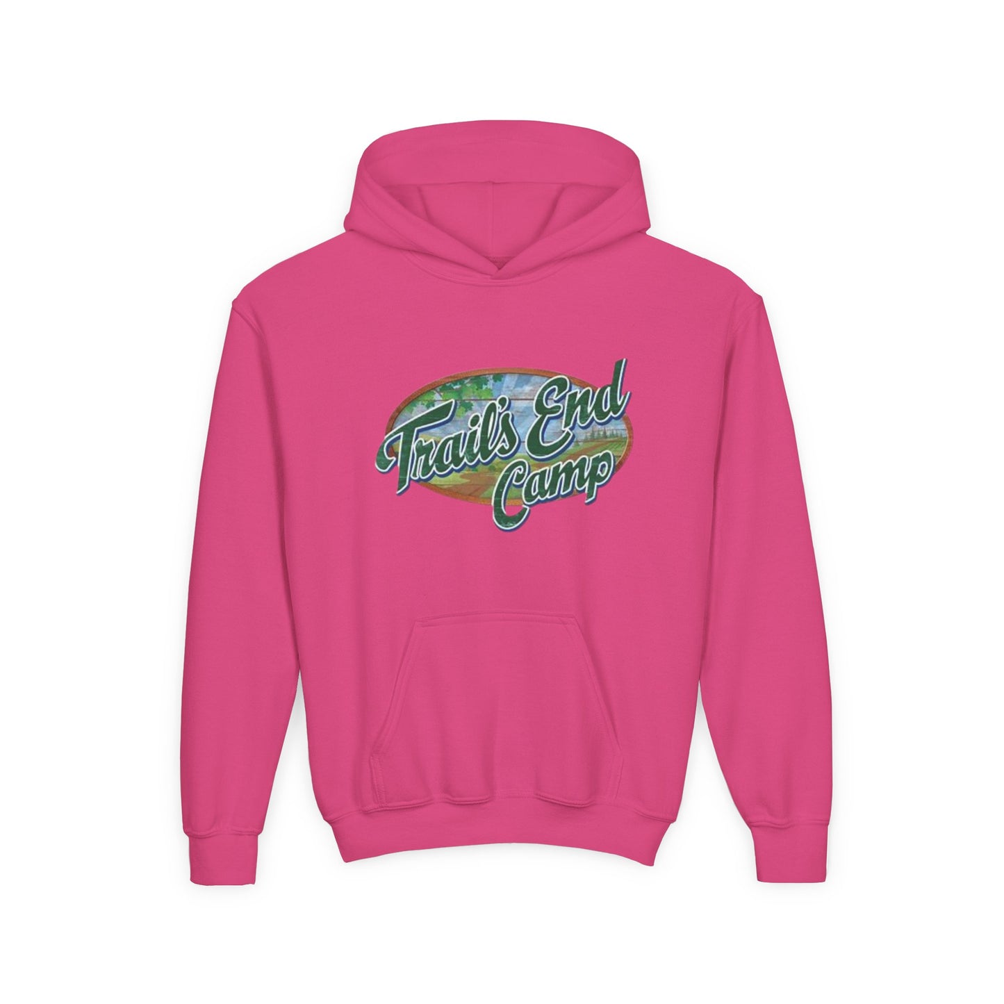 Youth Hoodie — Trails End Camp Retro Logo Sweatshirt