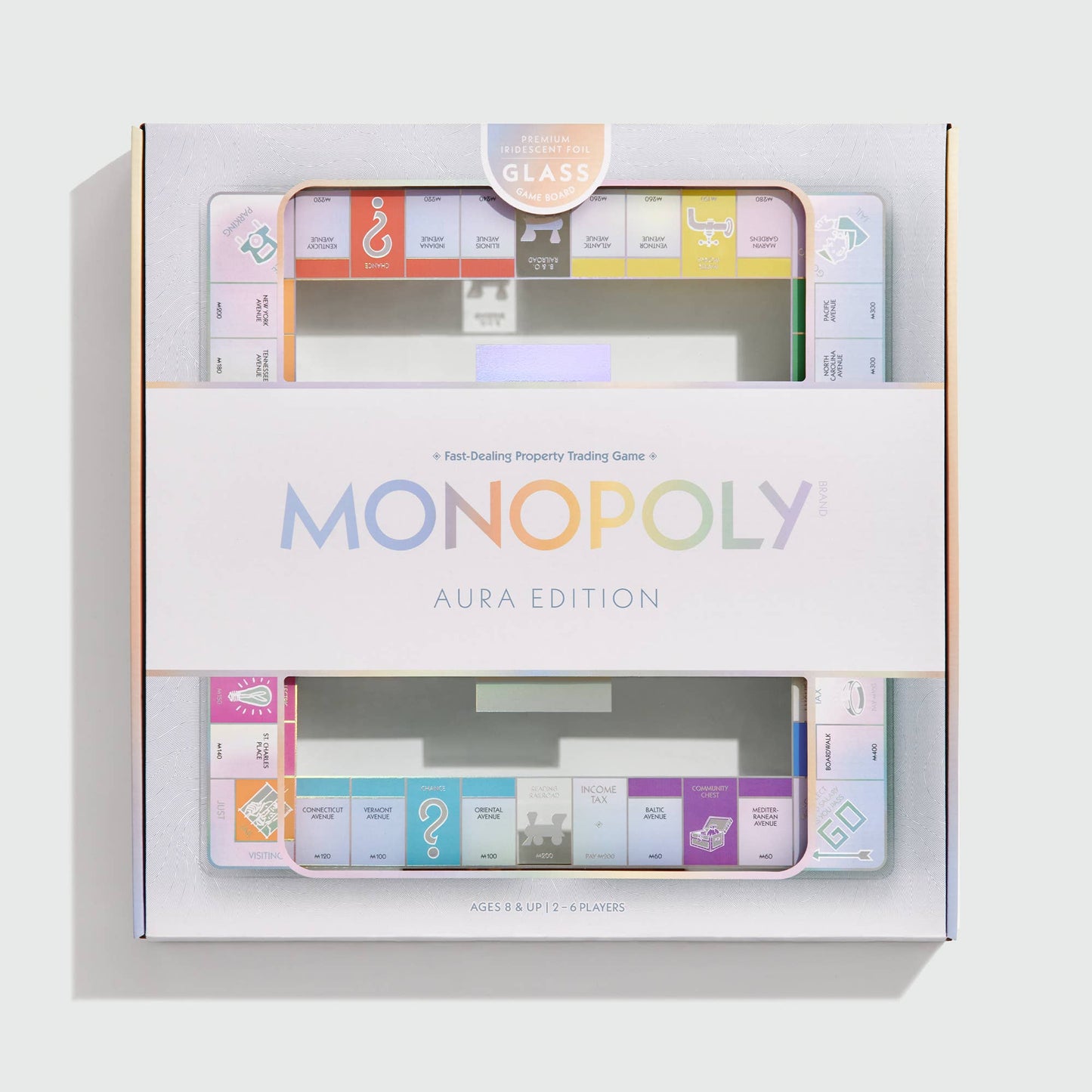 “Monopoly, But Make It Chic” ✨ Aura Collection Glass Monopoly Game