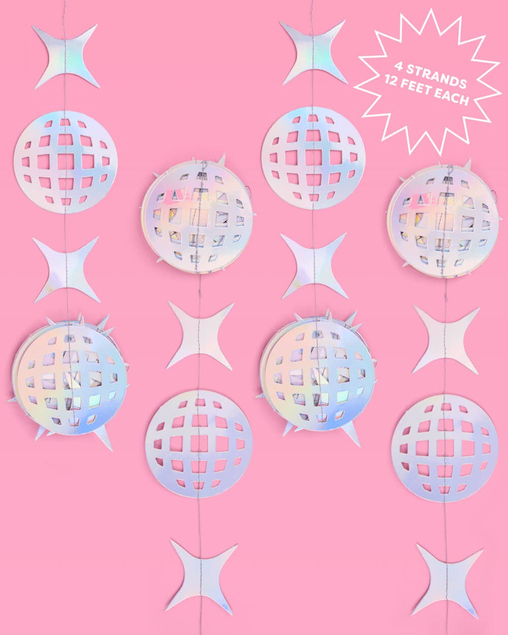 “Last Disco” 🪩 Disco Party Garland Decorations by xo, Fetti