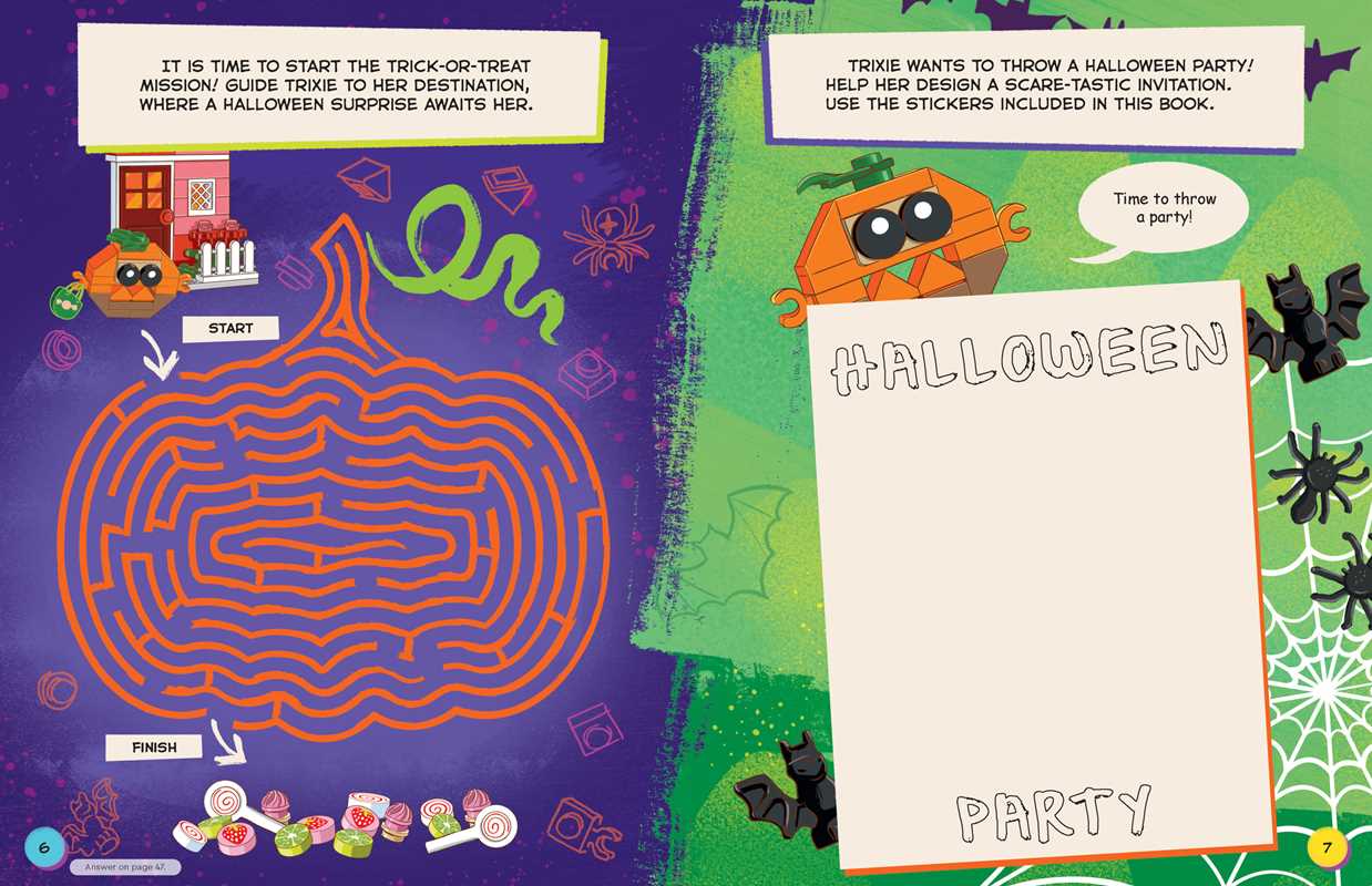 “Brick or Treat” 🎃👻 LEGO® Halloween Activity Book