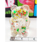 "Clear Conscience" 🐻 Clear Glitter Gummy Bear Squishy Toy with Star Confetti by Love and Repeat