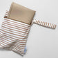 "Tidy Traveler" 🍽️ Slate Blue Brush Stripe Placemat Set by Calla & Friends