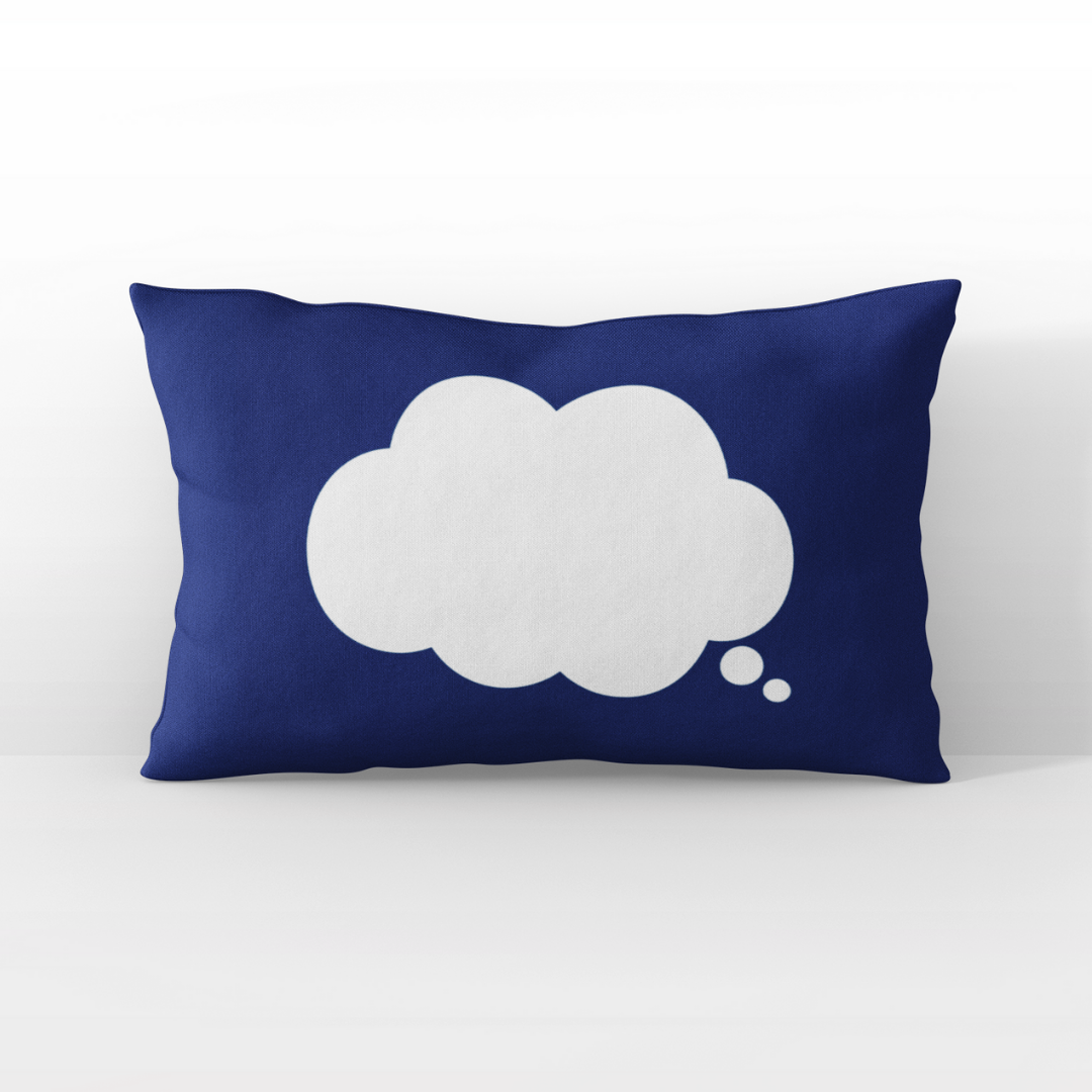 Glow-in-the-dark art pillow for imaginative play