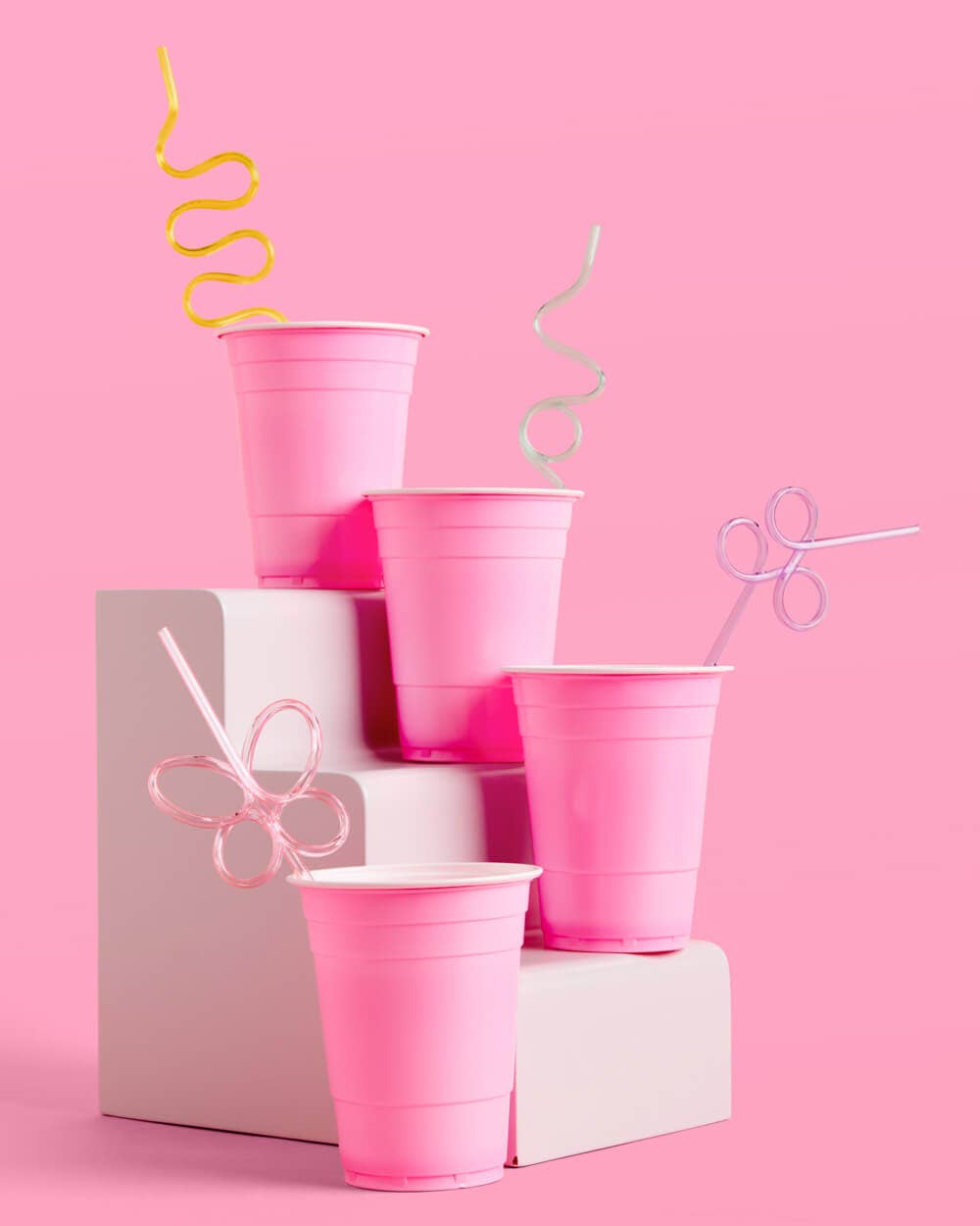Matte pastel balloons for party setup