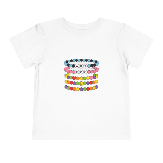 “The Trade” 📿 Friendship Bracelet Stack WRT ECC Toddler Spirit Tee by CGO