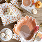 “Talk Turkey” 🦃 Turkey Shaped Thanksgiving Paper Plates by My Mind’s Eye