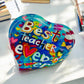 #1 Teacher crystal paperweight 4.2”x4”, perfect teacher gift for appreciation & desk decor.