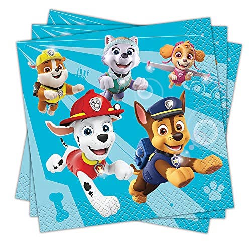 Paw Patrol disposable napkins for birthday party