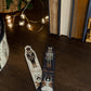 Festive holiday faux leather bookmark with Nutcracker design