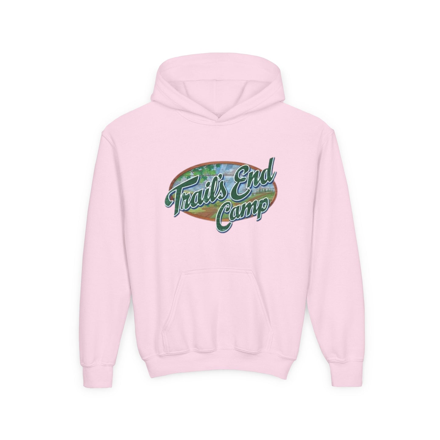 Youth Hoodie — Trails End Camp Retro Logo Sweatshirt