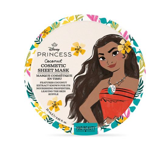 Moana-inspired coconut face mask – hydrating sheet with hyaluronic acid