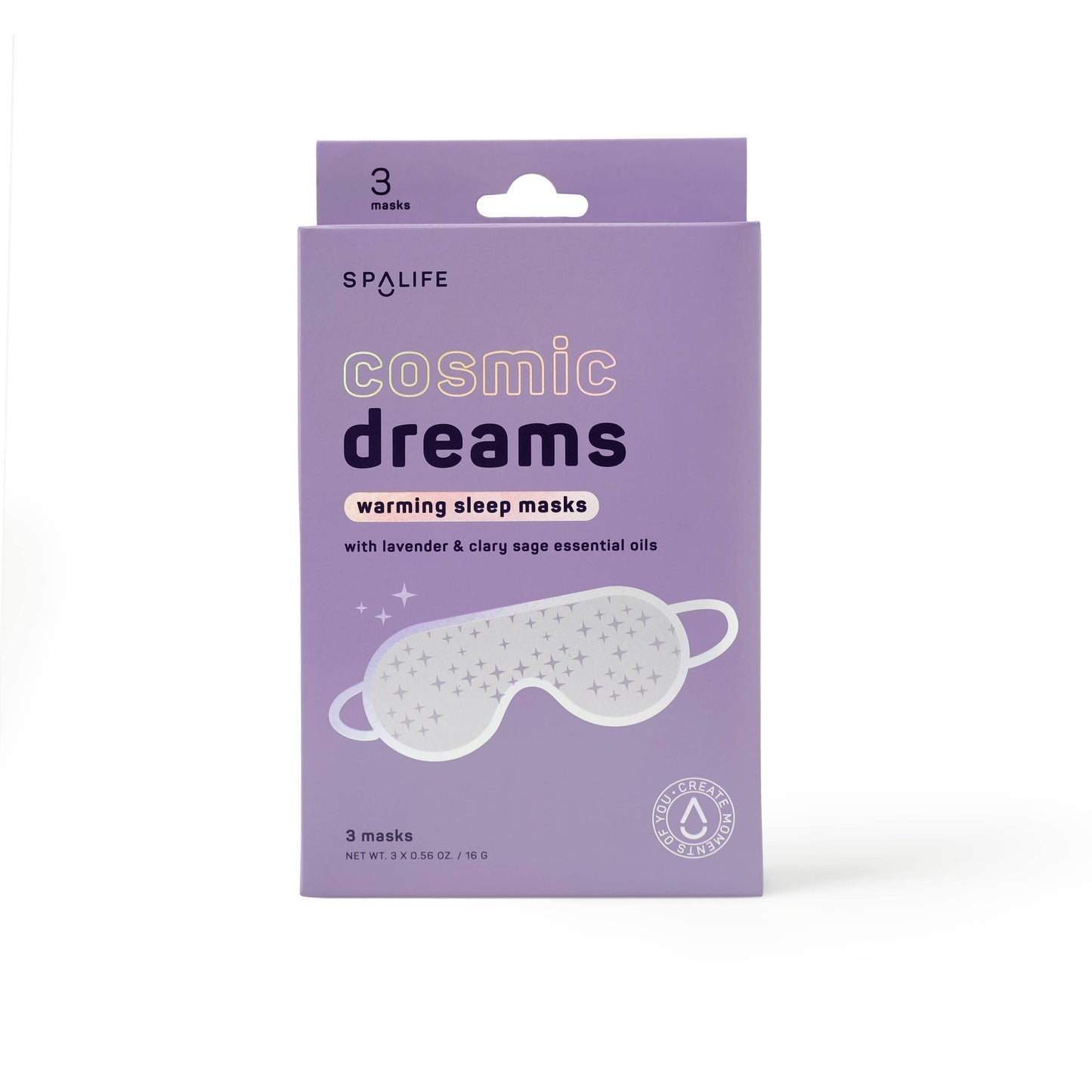 Cosmic Dreams warming sleep masks 3 pack