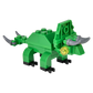 Portable dinosaur building toy for on-the-go fun