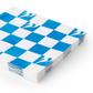 "Checkered Past" 🏁 Hot Wheels™ Blue Foil Checker Lunch Napkins (20 ct) by Bonjour Fête