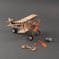 Kids building propeller plane from DIY STEM kit