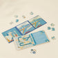 Magnetic puzzles and board game for kids on the go