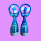 Personalized mini misting fan, perfect for parties and outdoor outings. This portable, battery-operated fan provides a fine mist of cold water and features a powerful motor for a refreshing breeze. Ideal for kids at the beach, park, or theme parks, with colorful designs for everyone.