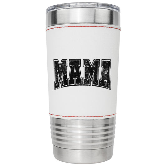 20oz insulated tumbler designed for sports fans, featuring a sleek design and double-walled stainless steel to maintain drink temperatures. Ideal for on-the-go hydration during games or road trips.