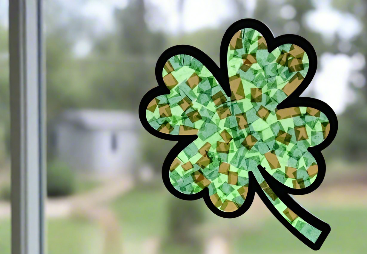“Lucky Light Catcher” 🍀☀️ Shamrock Suncatcher Craft Kit by CGO