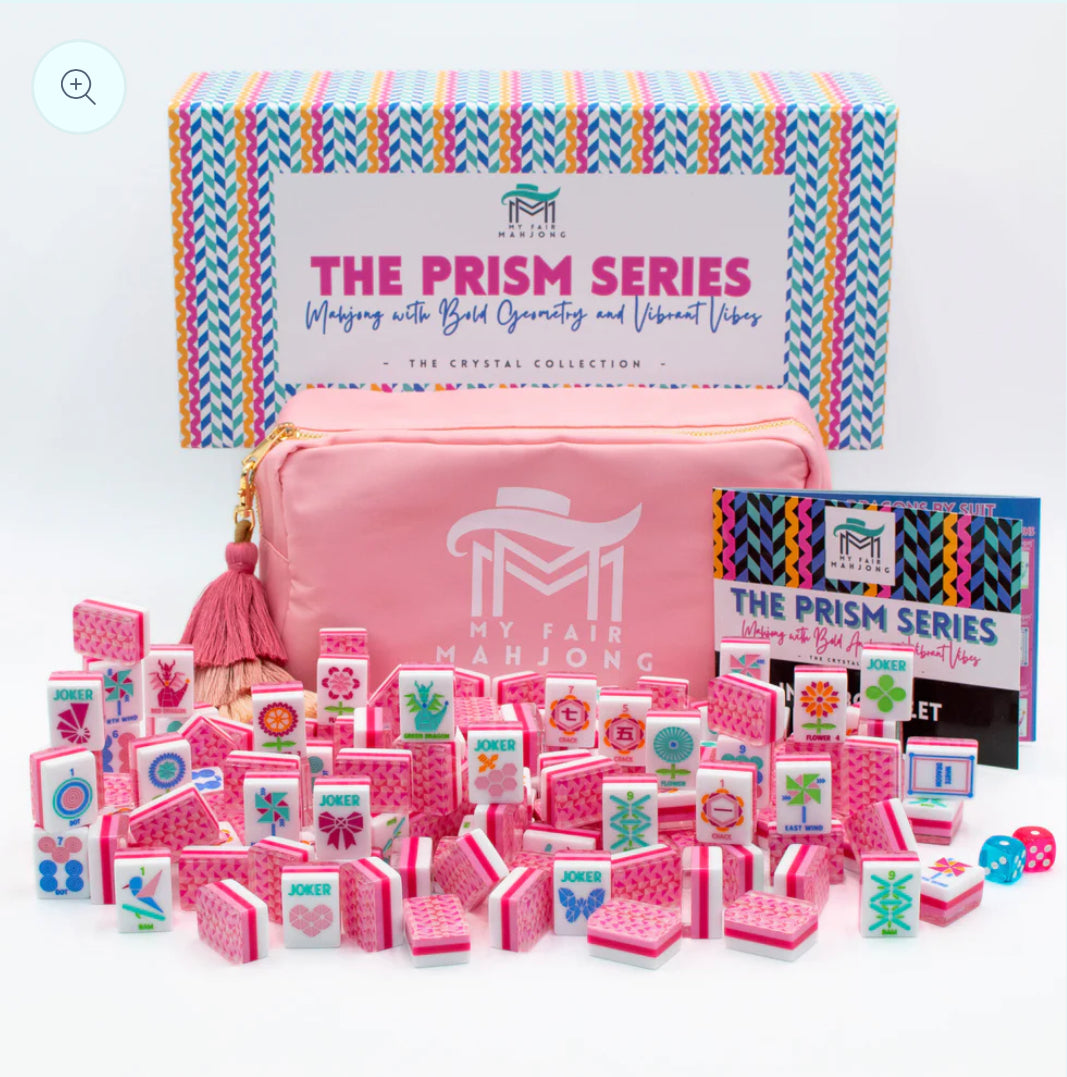 “Pretty in Prism“✨💗 Crystal-Pink Mahjong Magic by My Fair Mahjong