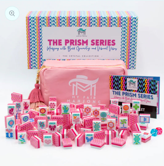 “Pretty in Prism“✨💗 Crystal-Pink Mahjong Magic by My Fair Mahjong