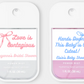 Mini hand sanitizer favors – perfect for bridal showers, baby showers, or wedding events.
