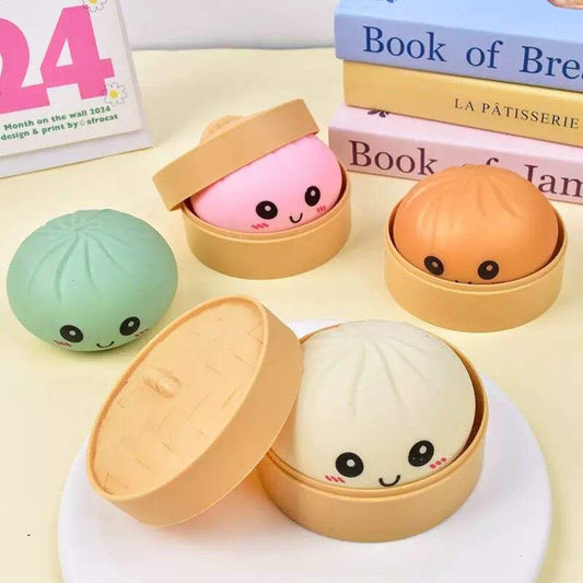 squishy dumpling toy stress relief