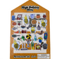 Rosh Hashanah sticker board with reusable puffy stickers