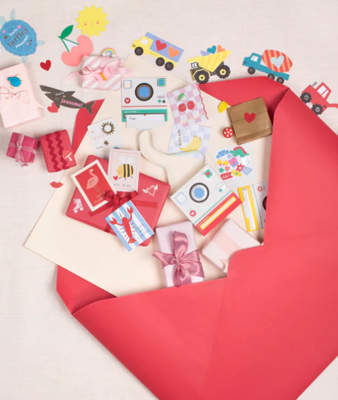 Under-the-sea Valentine stationery set